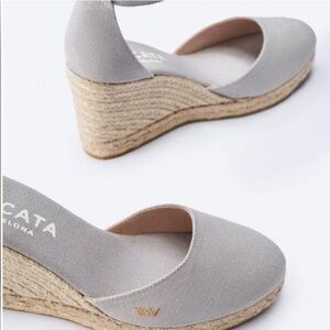Viscata Barcelona Estartit Canvas Espadrille Wedges-Brand New
